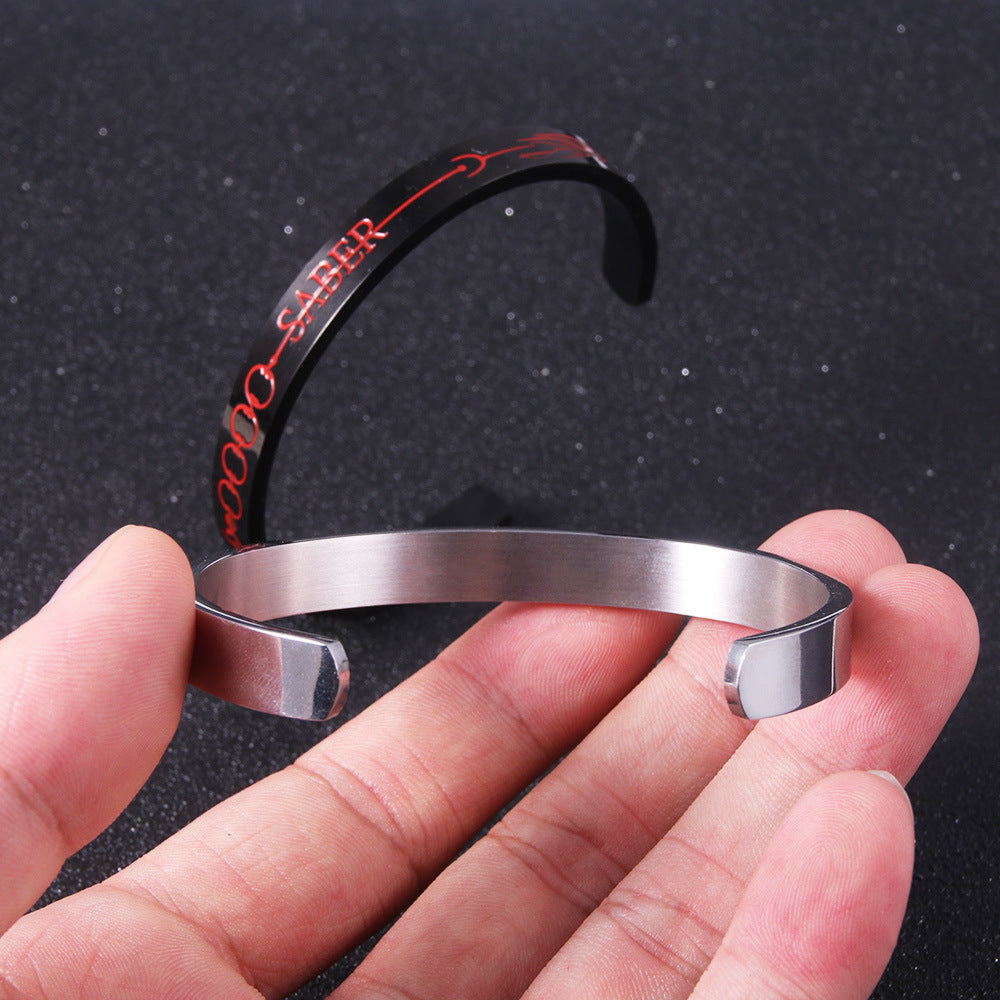 Accesorios De Anime Pulsera De Acero Inoxidable al por mayor
